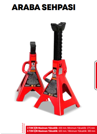 Araba Sehpası 6 Ton STR-1849