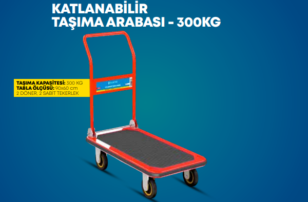 Katlanabilir Taşıma Arabası 300KG STR-2171