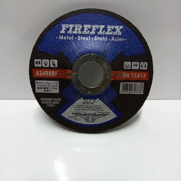 115*6*22.23mm FIREFLEX TAŞLAMA ÇAPAK ALMA