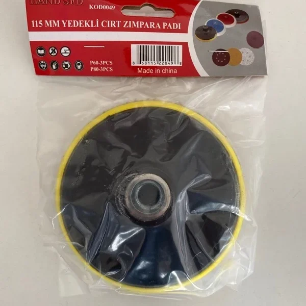 115MM Yedekli Cırt Zımpara Pedi